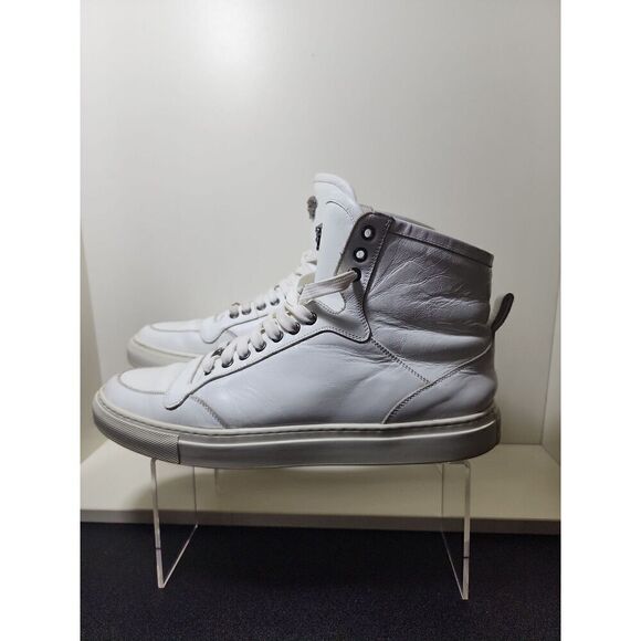 Versace Leather High Top Sneakers Size 45